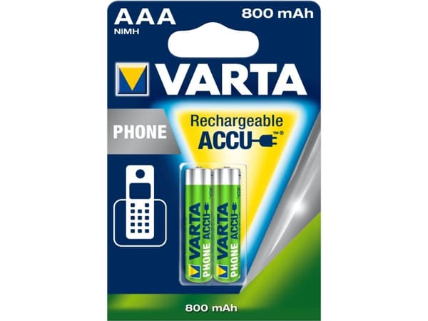 Varta PhonePower T 398 - Batteri AAA - NiMH - (ladbare) - 800 mAh