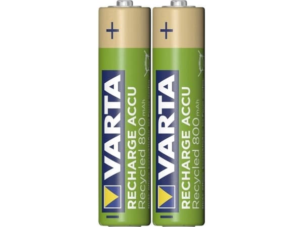Varta Recharge Accu Recycled 56813 - Batteri 2 x AAA - NiMH - (ladbare) - 800 mAh
