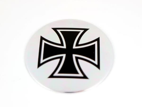 Malteserkors hjulnav emblem till fälgar o centrumkåpor 4-pack styling