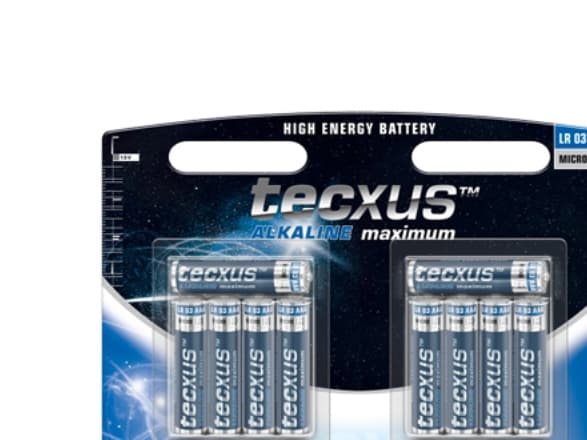 Tecxus LR03 10-BL, Kertakäyttöinen akku, AAA, Alkali, 1,5 V, 10 kpl, 1200 mAh