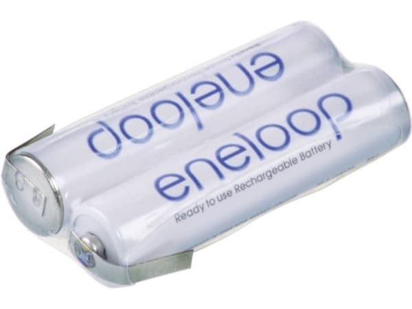 Panasonic eneloop Reihe F1x2 Batteripakke Celletal: 2 Batteristørrelse: R03 (AAA) Z-loddefane NiMH 2.4 V 750 mAh