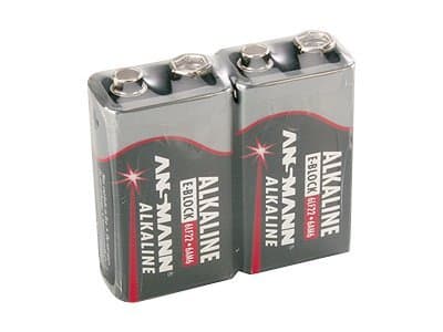 ANSMANN E-BLOCK - Batteri 2 x 6LF22 - Alkalisk