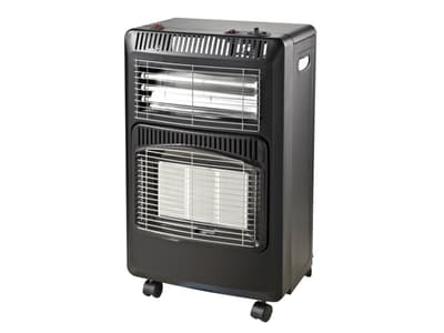 Gasvarmeovn - sammenklappelig, 4,2 kW + el varmeblæse - SE