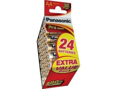 Panasonic Alkaline Pro Power LR6PPG - Batteri 24 x AA-typ - alkaliskt