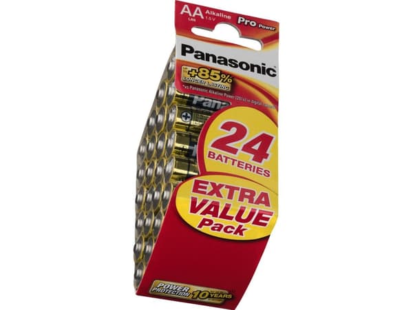 Panasonic Alkaline Pro Power LR6PPG - Batteri 24 x AA-typ - alkaliskt