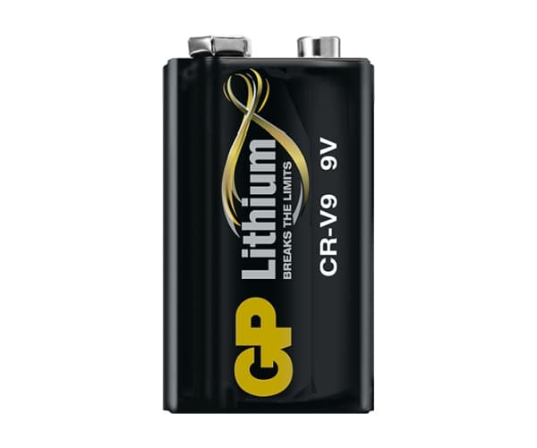GP Batteries Lithium CR-V9, Kertakäyttöinen akku, 9V, Litium, 9 V, 1 kpl, Musta