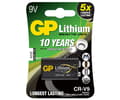 Pikkukuva 2 / 5: GP Batteries Lithium CR-V9, Kertakäyttöinen akku, 9V, Litium, 9 V, 1 kpl, Musta