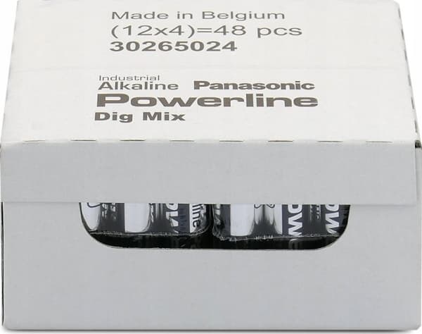 Panasonic Powerline LR03AD/4P - Batteri 48 x AAA - alkaliskt