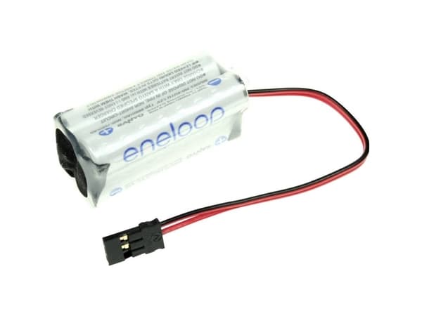 Panasonic eneloop Cube F2x2 akkupaketti 4x R03 (AAA) kaapeli, liitin NiMH 4.8 V 750 mAh
