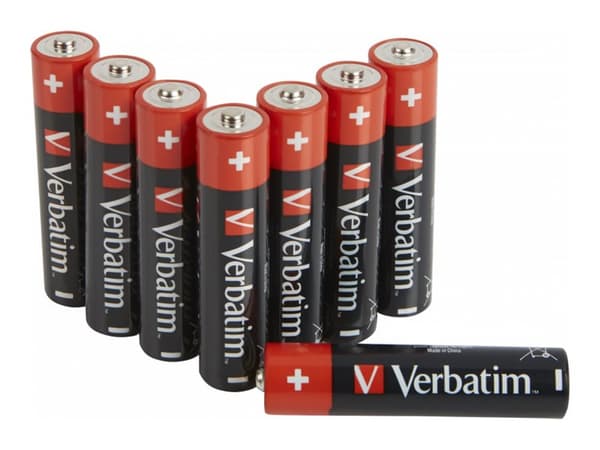 Verbatim ALKALINE BATTERY AAA - pakke med 8 stk