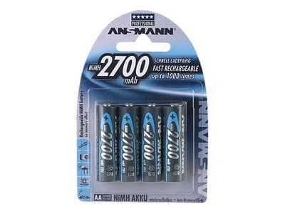 ANSMANN Energy Mignon - Batteri 4 x AA type - NiMH - (oppladbart) - 2700 mAh