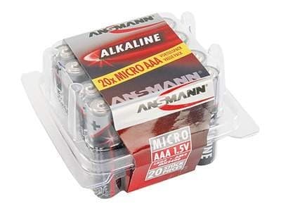 ANSMANN Micro - Batteri 20 x AAA - Alkalisk