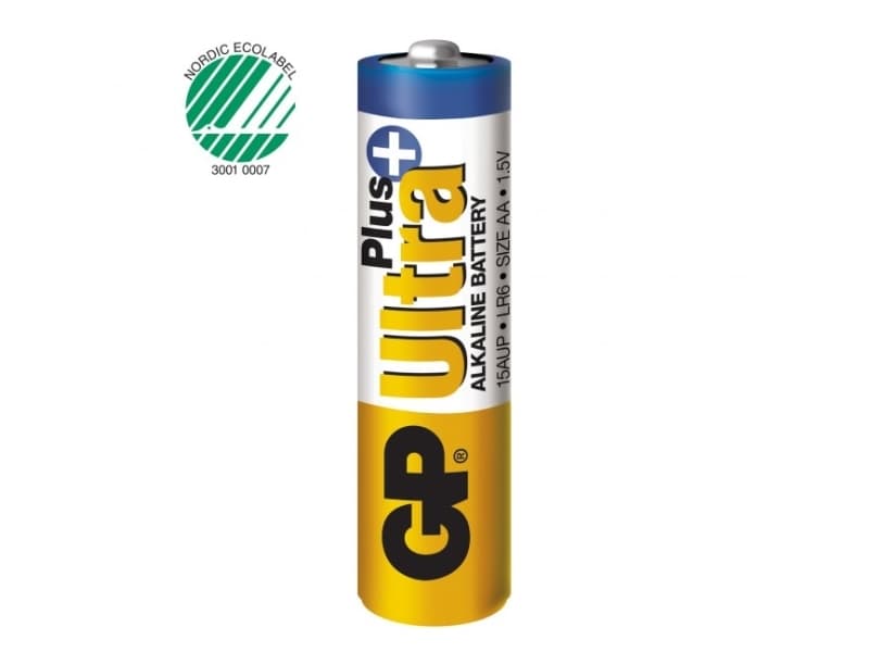 GP Ultra Plus Alkaline AA batteri, 15AUP/LR6,