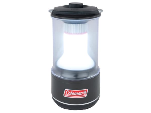 Coleman BatteryGuard, Akulla toimiva retkilyhty, Musta, Valkoinen, IPX4, 600 lm, LED, 40000 h