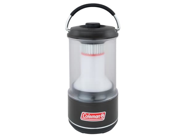 Coleman BatteryGuard, Akulla toimiva retkilyhty, Musta, Valkoinen, IPX4, 600 lm, LED, 40000 h