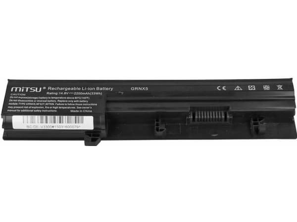 Mitsu akku Dell Vostro 3300, 2200 mAh, 14,8 V (BC/DE-V3300S)
