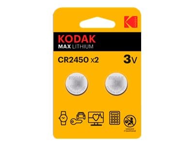 Kodak MAX KCR2450 - paristo 2 x CR2450 - Li/MnO2 - 560 mAh