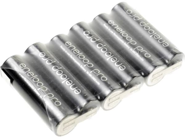 Panasonic eneloop Pro series F1x6 Batteripack 6x R6 (AA) Z-loddefane NiMH 7.2 V 2450 mAh