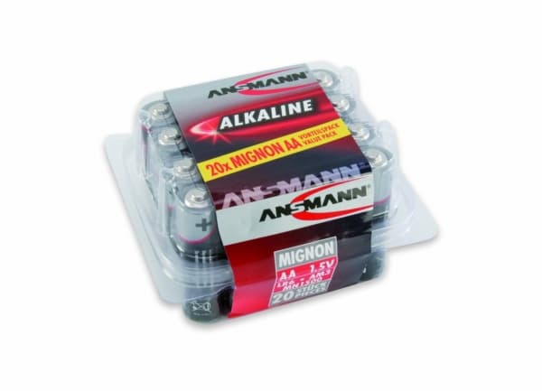 ANSMANN Mignon - Batteri 20 x AA-typ - alkaliskt