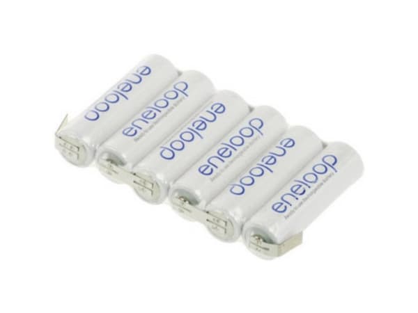 Panasonic eneloop Reihe F1x6 Batteripakke Celletal: 6 Batteristørrelse: R6 (AA) U-loddefane NiMH 7.2 V 1900 mAh