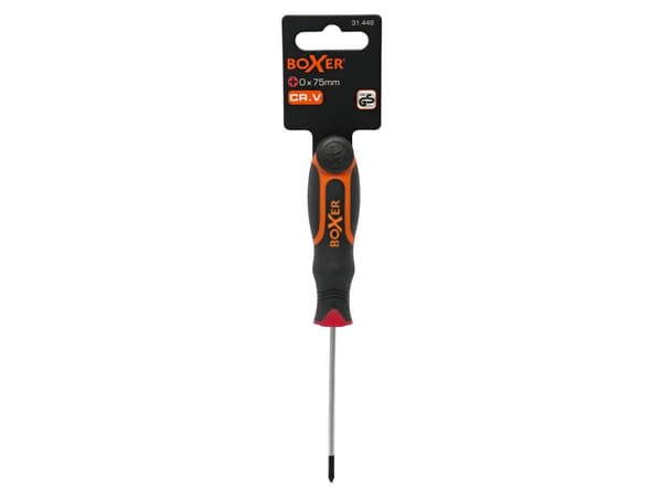 Boxer®-skruvmejsel med 2-komponentshandtag PH0 x 75 mm