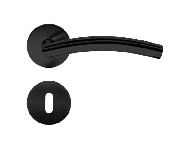 Home>it® dørgreb med B-greb 16 mm matsort