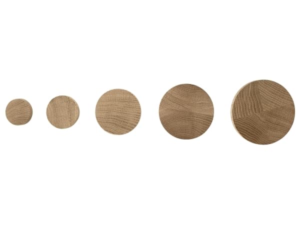 Home&gt;it® klädhängare 5 stycken i set naturlig ek