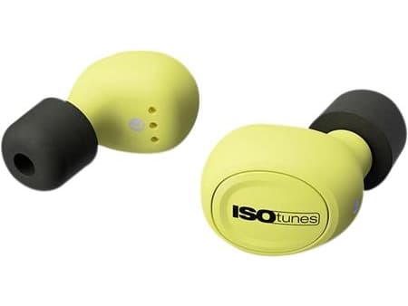 Isotunes høreværn/headset er Bluetooth-ørepropper med True Wireless-teknologi.