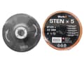 Miniatyrbild 1 av 4: Work&gt;it® skiva för sten Ø125 x 22 mm 5-pack