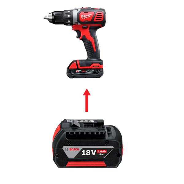 Batteriadapter Bosch till Milwaukee
