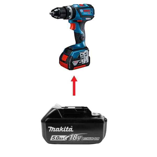 Batteriadapter Makita till Bosch