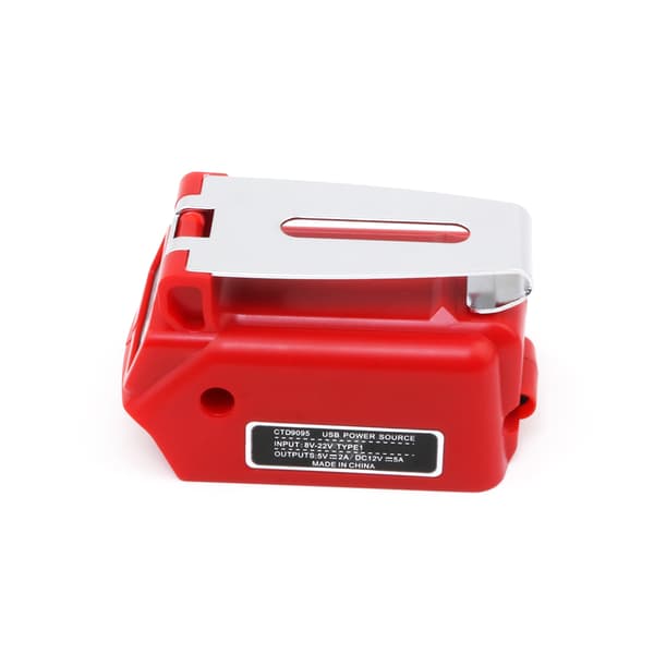 Batteriadapter med USB utgång för Black&Decker