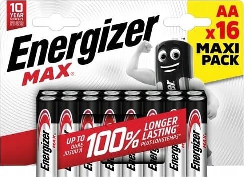 Energizer Max AA-batteri Alkali-mangan 1.5 V 16 stk