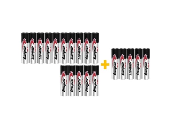 Energizer Max AAA / E92 Batterier (20 Stk. Blister) (15+5)