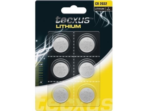 CR2032 batteri, 6 stk. i blister