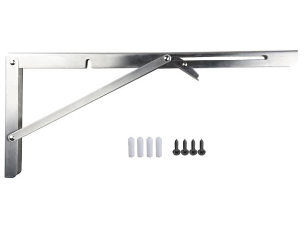 Home&gt;it® vikbart hyllbeslag 300 x 170 mm 150 kg rostfritt stål