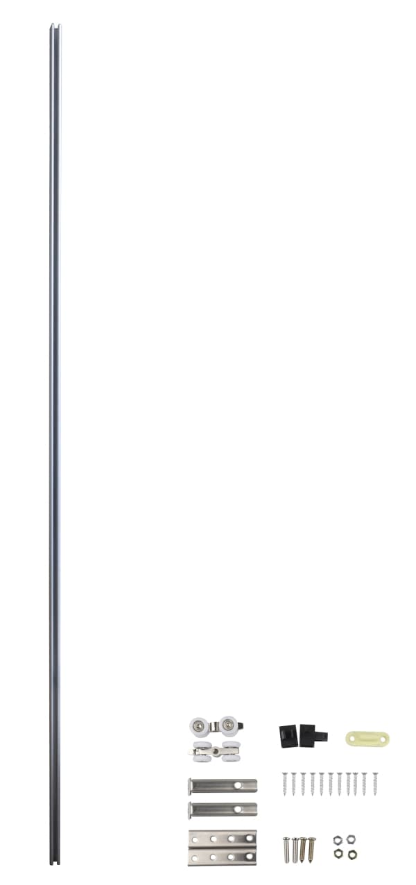 Home>it® monteringssats för skjutdörrar med mjuk stängning och 2 meter aluminiumskena