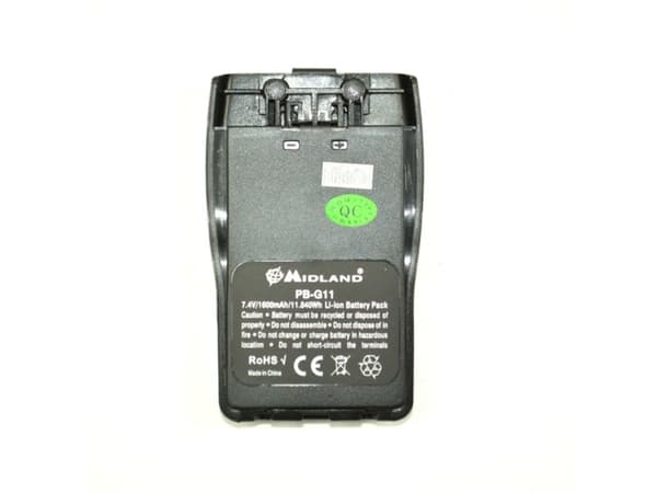 Midland PB-G11, Batteri, Lithium-Ion (Li-Ion), 1600 mAh