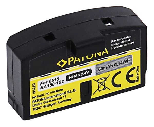 Batteri för Sennheiser BA150 BA151 BA152 65161 60mAh