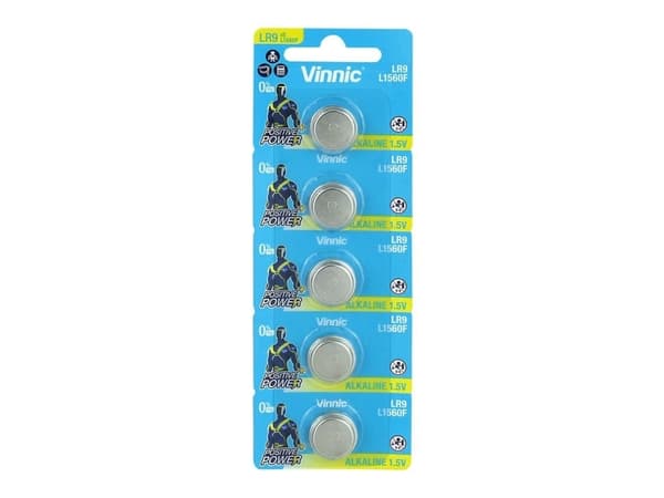 VINNIC ALKALINE BATTERIER 625/EPX625G/LR9 L1560F