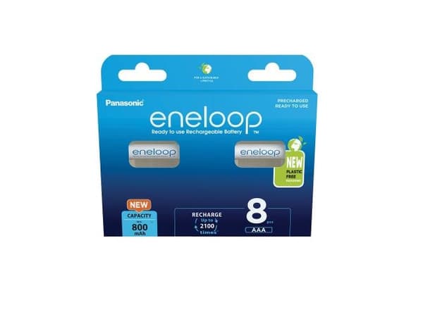 Panasonic eneloop BK-4MCDE/8BE - Batteri 8 x AAA - NiMH - (ladbare) - 800 mAh