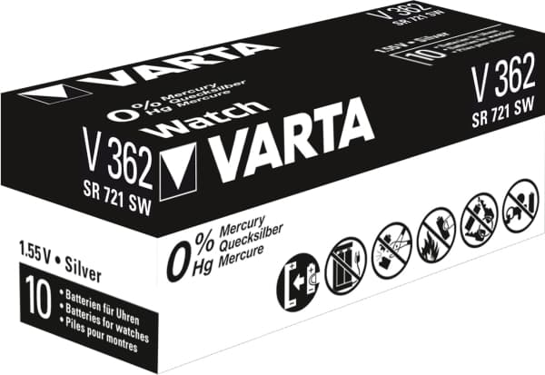 Batteri Varta Watch V362 1stk/pak J-pack