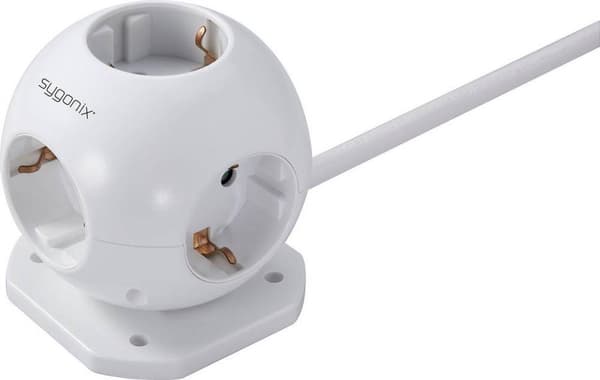 Sygonix SY-4535062 Sokkelterning Hvid PG stik 1 stk.