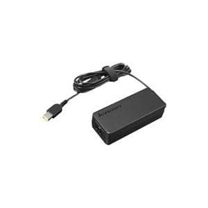 Lenovo ThinkPad 65 W verkkolaite (ohut kärki) - Virtalähde - AC 100-240 V - 65 Watt (45N0261) musta