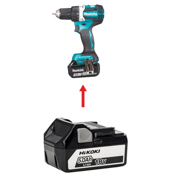 Batteriadapter Hitachi / HiKOKI till Makita