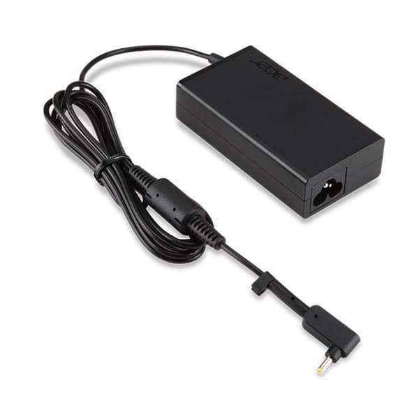 Acer - PSU - 65 Watt - Europa - för Aspire R 15 (65 Watt), Aspire V 13 (65 Watt), Chromebook 11 (65 Watt), 15 (65 Watt), Swift 3 (65 Watt) Svart
