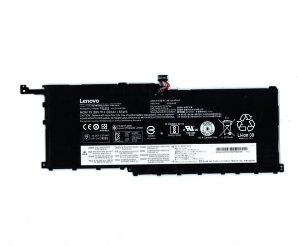 Lenovo - Laptopbatteri - 1 x Lithium Ion 4 cell 52 Wh - för ThinkPad X1 Yoga (1:a generationen) 20FQ, 20FR