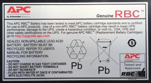 APC batteriudskiftningspatron RBC48