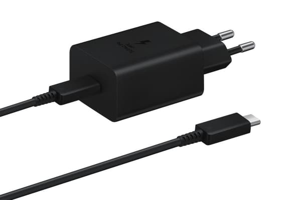 Samsung strømadapter - USB-C til USB-C kabel - 45W - 1,8m - Sort