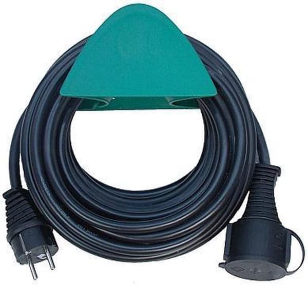 Brennenstuhl Jatkojohto IP44 - Sopii ulkokäyttöön - Musta - 3x1,5mm2 - 25 metriä